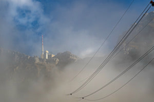 Säntis im Nebel