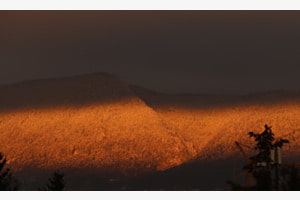 Schattenspiel bei Sonnenaufgang 