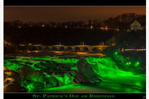 St. Patrick‘s Day am Rheinfall