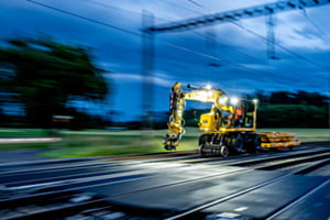 Bauzug in Bewegung Bauzug in Bewegung
