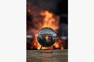 Feuerglaskugel Feuerglaskugel