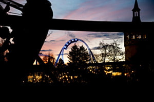 BlueFire in Abenddämmerung BlueFire in Abenddämmerung