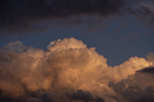 Glut in den Wolken