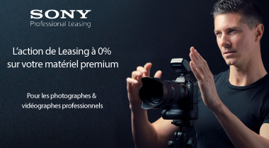 Sony Pro Leasing - Obtenez votre équipement Sony en leasing avec und taux d'intérêt de 0%