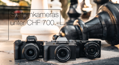 Systemkameras unter CHF 700.- im Vergleich