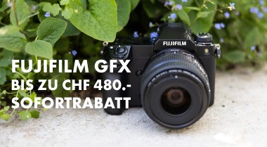 Fujifilm GFX System bis zu CHF 480.- Sofortrabatt