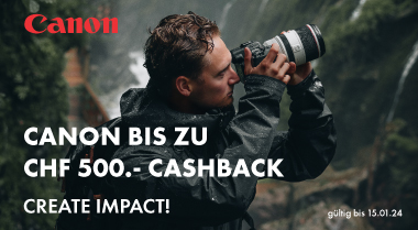 Canon Winter Promotion - bis zu CHF 500.- Cashback
