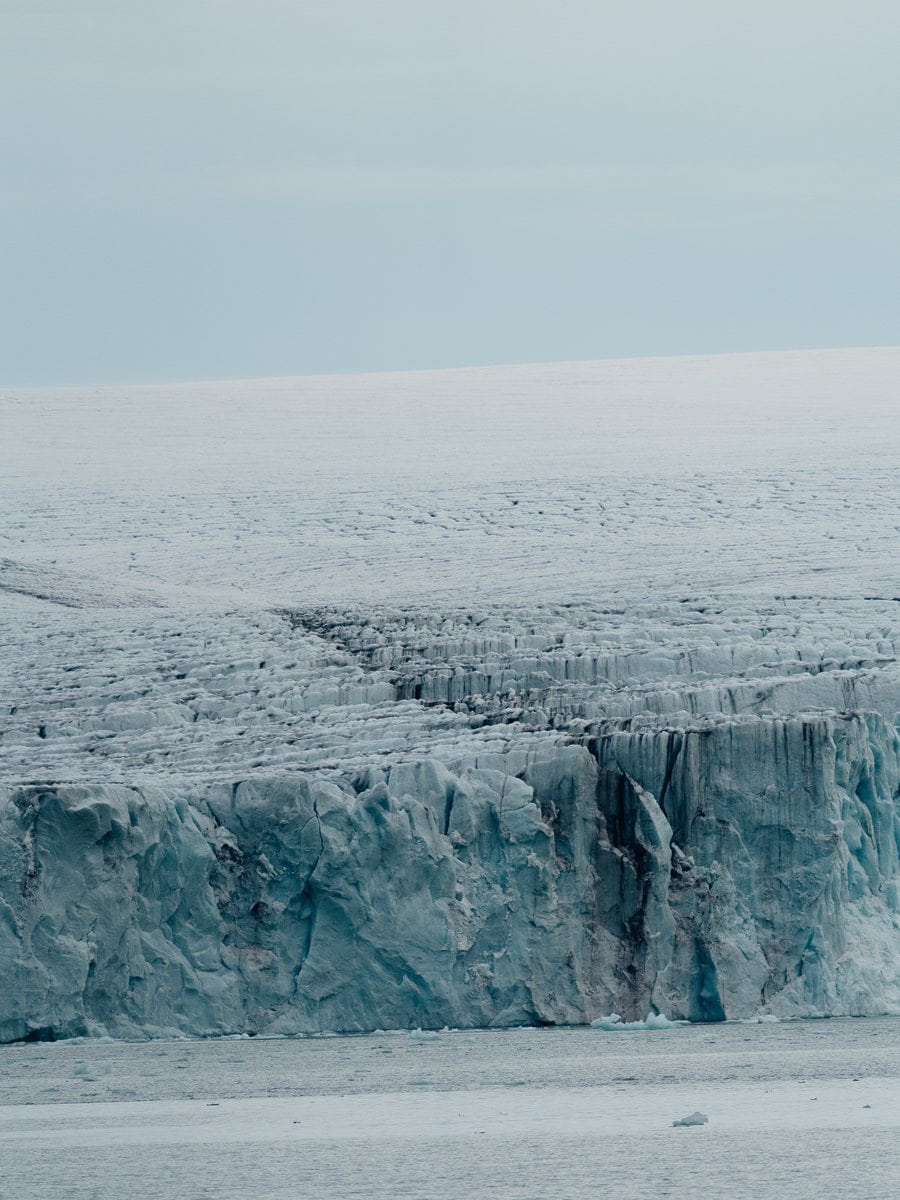 Gletscherabbruch in Spitzbergen